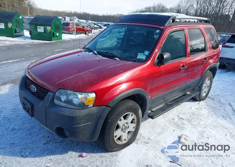 2005 Ford Escape Xlt из США, поврежденный, VIN 1FMYU93105KA44443